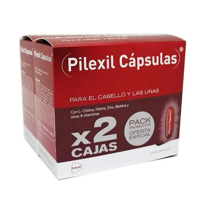 Pilexil Hair And Nail Capsules 2x Unisex, 100 Units