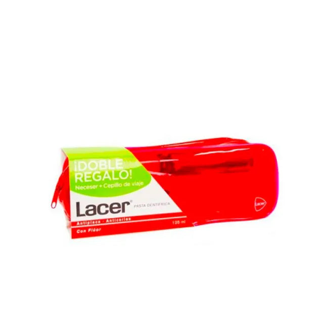 Lacer Toothpaste 125 ml + Travel Toothbrush Gift