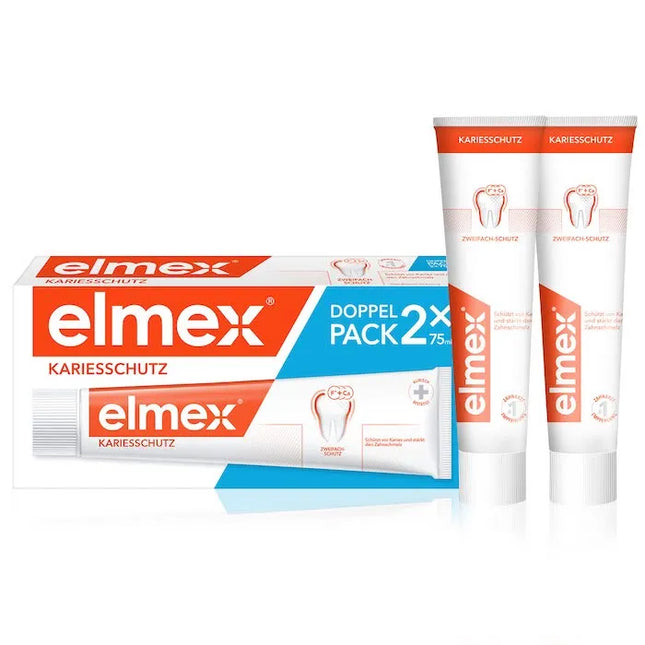Elmex Caries Toothpaste, 2x75 ml