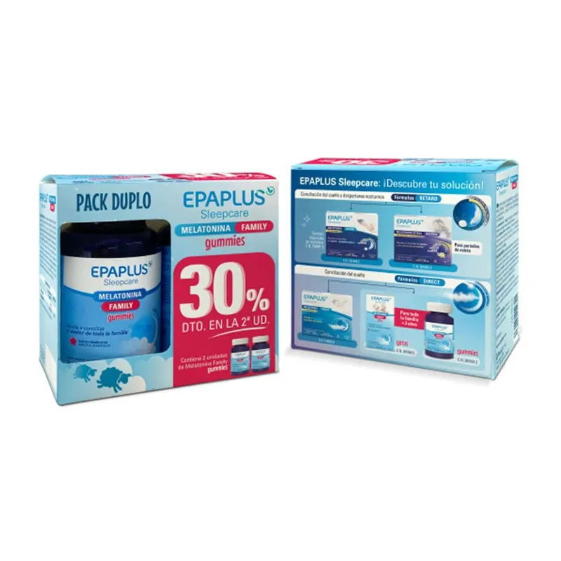 Epaplus Sleep Melatonin Gummies, 2x50 g