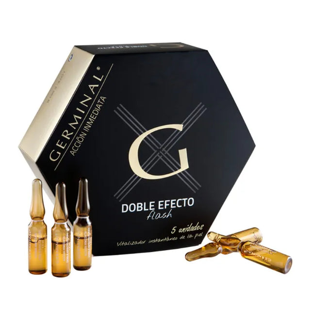 Germinal Inmediate Action Double Effect Flash Ampules Unisex, 5x1.5 ml