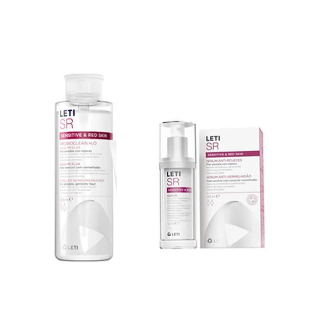 LETI Sr Anti-redness Micellar Water 500 ml+ – Serum Sr Anti-redness 30 ml Unisex, Set 2 Pieces