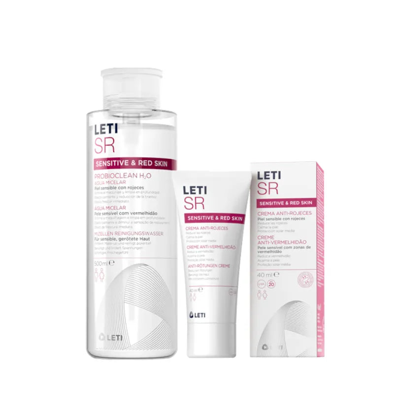 LETI SR Anti-Redness – Cream 40 ml Unisex, Set 2 Pieces