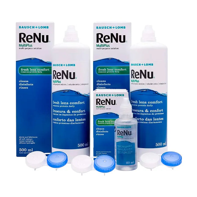 RENU Multiplus 2x500 ml + 60 ml 3 Parts