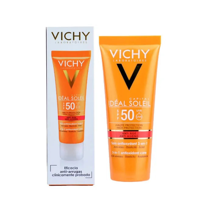 Vichy Capital Ideal Soleil Anti-aging SPF50 Unisex, 50 ml