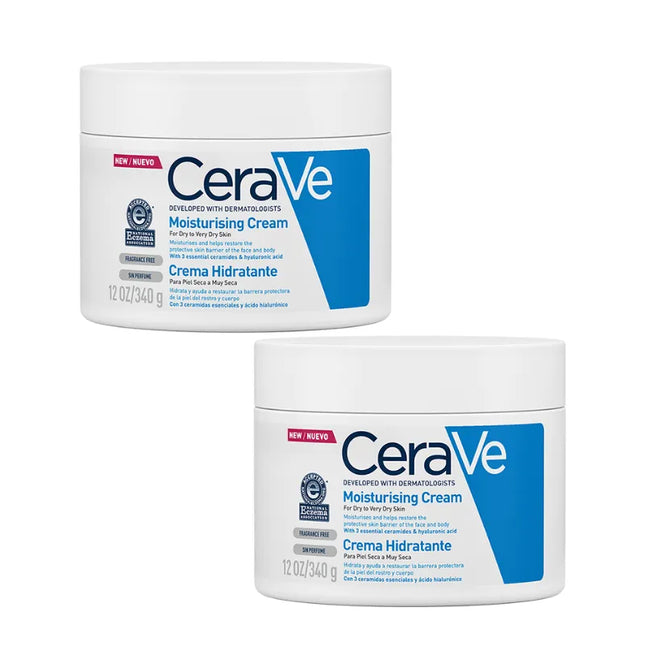 Cerave Moisturising – Cream Unisex, 2X340 g