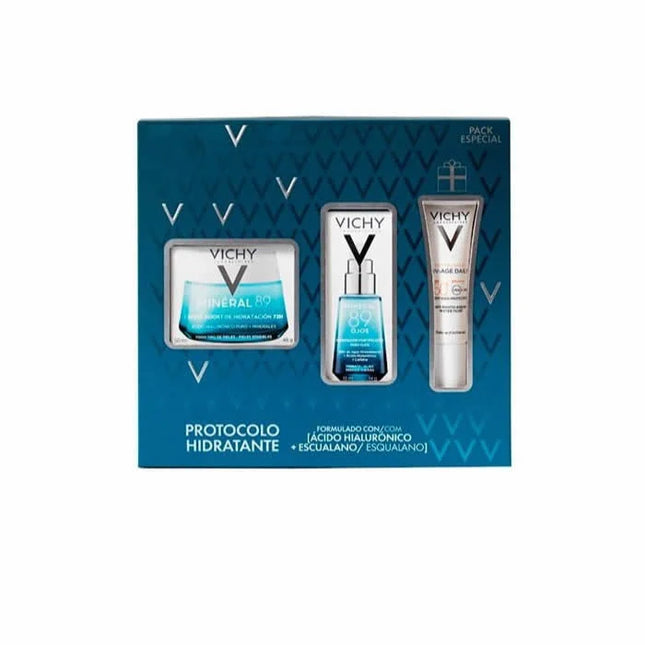 Vichy Mineral 89 Hydration Boost – Cream 72h 50 ml Unisex, Set 3 Pieces