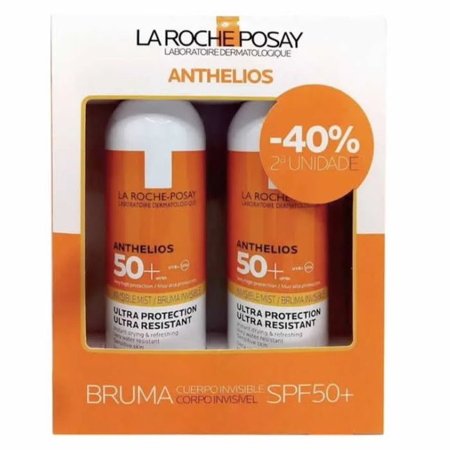 LA Roche-posay La Roche Posay Anthelios Invisible Mist Spf50+ Unisex, 2x200 ml
