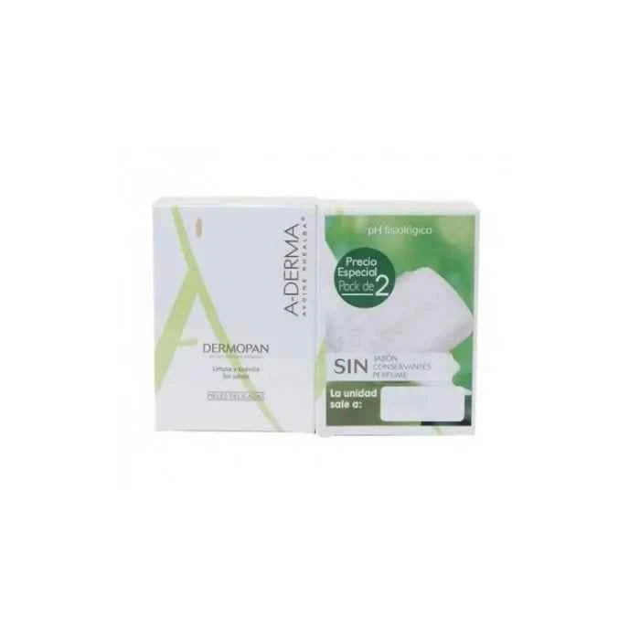 A-derma Dermopan Pastilla 100mlx2 Unisex