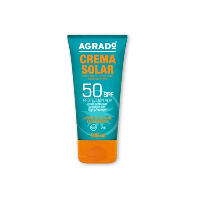 Agrado Crema Solar Spf50 Tubo Unisex, 100 ml