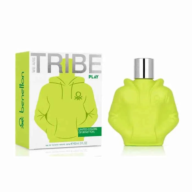 Benetton We Are Tribe Play – Eau de Toilette Unisex Natural Spray, 90 ml