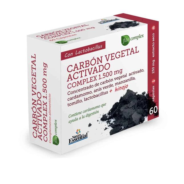 Nature ESS Carbon Vegetal Activado Complex 1500 Mg Ext Seco 6