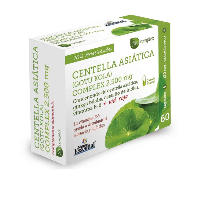 Nature ESS Centella Asiatica Complex 2500 Mg Ext Seco 60 Vcap