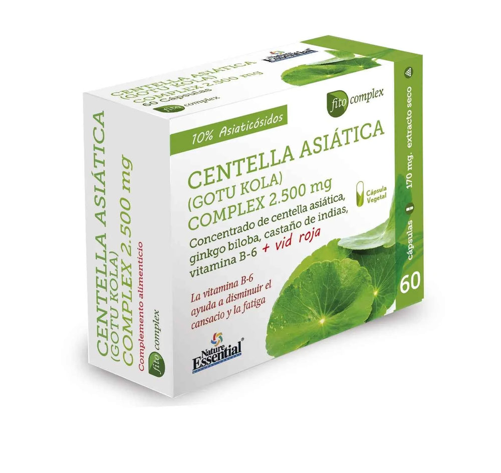 Nature ESS Centella Asiatica Complex 2500 Mg Ext Seco 60 Vcap