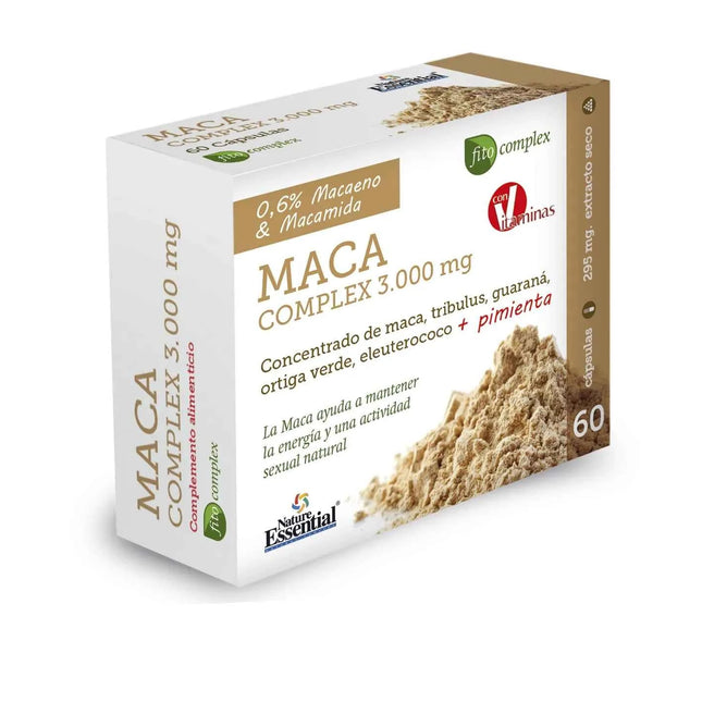 Nature ESS Maca Complex 3000 Mg Ext Seco 60 Caps Blister
