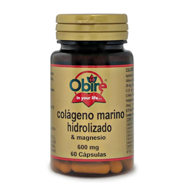 Obire Colageno Hidrolizado Magnesio 600 Mg 60 Caps