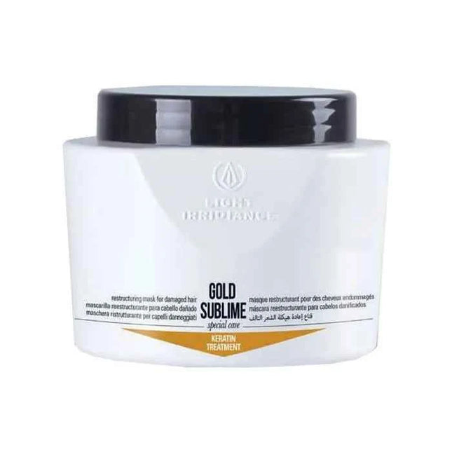 Light Irridiance Gold Sublime Keratin Treatment Mask Unisex, 500 ml