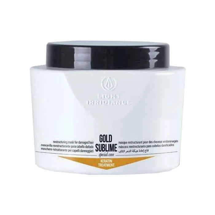 Light Irridiance Gold Sublime Keratin Treatment Mask Unisex, 500 ml