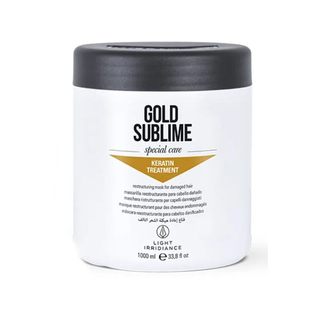 Light Irridiance Gold Sublime Keratin Treatment Mask Unisex, 1000 ml
