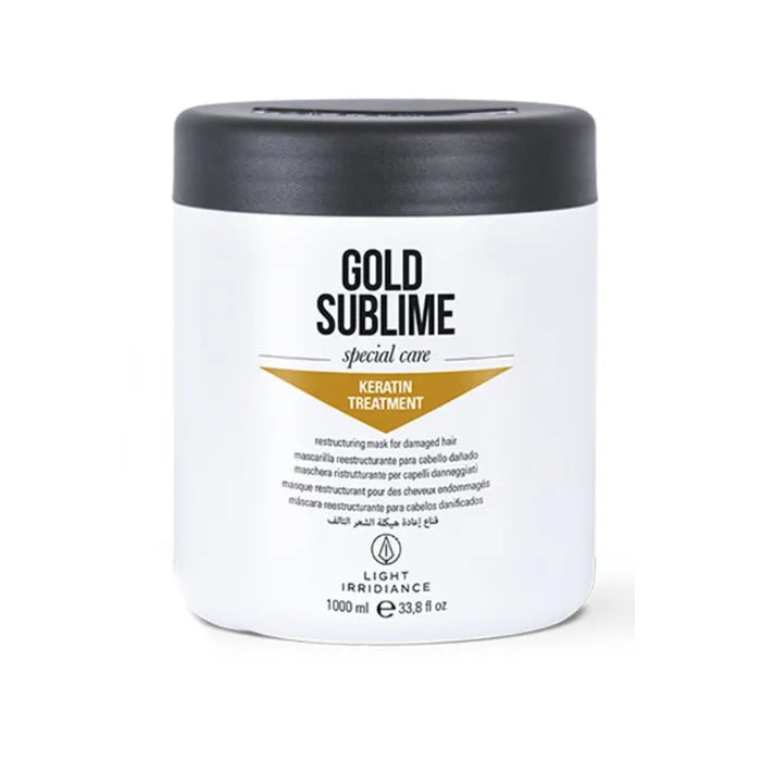 Light Irridiance Gold Sublime Keratin Treatment Mask Unisex, 1000 ml