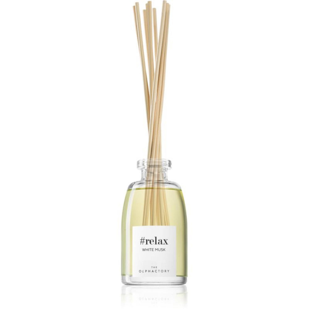 The Olphactory Relax White Musk Fragrance Sticks White Musk – Aroma Reed Diffuser Unisex, 250 ml