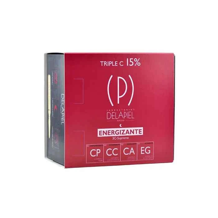 Delapiel Energizing Ampoules Triple C 15% Unisex, 15x2 ml
