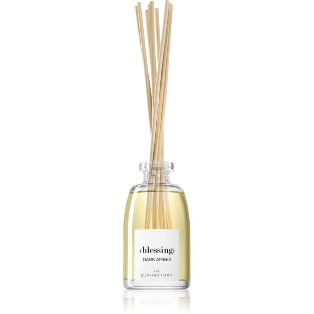 The Olphactory Blessing Dark Amber Fragrance Sticks – Aroma Reed Diffuser Unisex, 250 ml