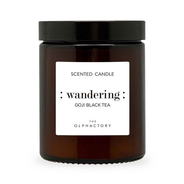 The Olphactory Wandering Goji Black Tea Goji – Scented Candle Unisex, 135 g