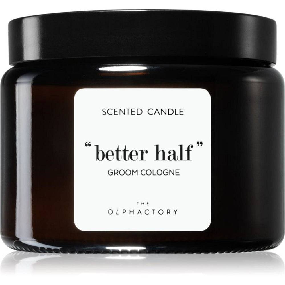 The Olphactory Better Half Groom Cologne Basil – Scented Candle Unisex, 360 g