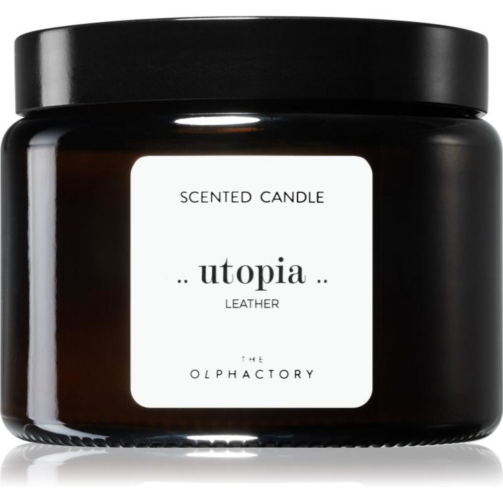 The Olphactory Utopia Leather Leather – Scented Candle Unisex, 360 g