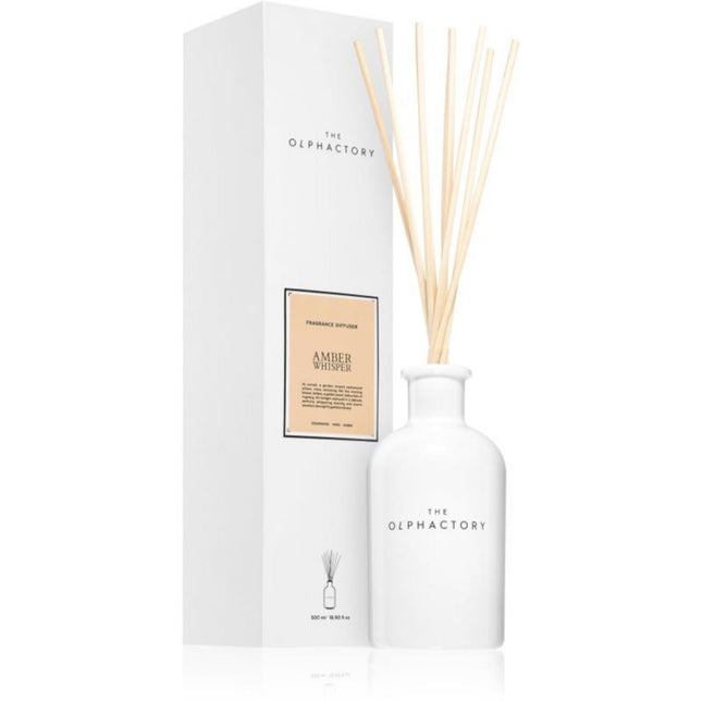 The Olphactory Amber Whisper Fragrance Sticks – Aroma Reed Diffuser Unisex, 500 ml