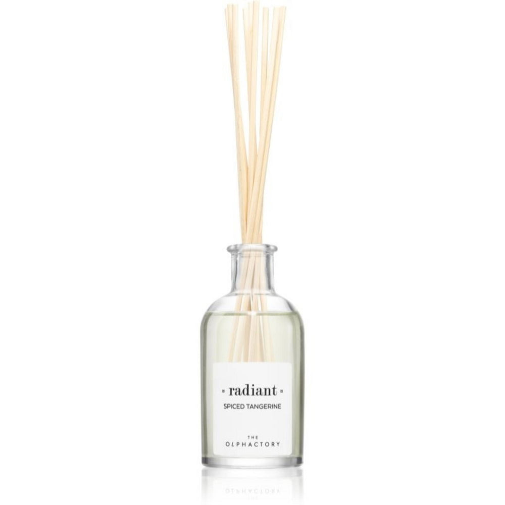 The Olphactory Radiant Spiced Tangerine Fragrance Sticks – Aroma Reed Diffuser Unisex, 100 ml