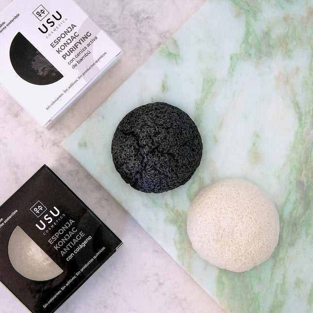 USU Cosmetics Konjac Esponja Colágeno 1 U
