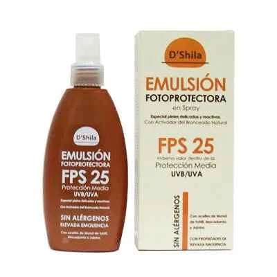 Shila Emulsion Fotoprotectora – Spray Fps 25, 200 ml
