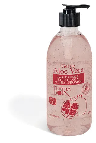 Dherbos Gel Aloe Vera Con Granada, 500 ml
