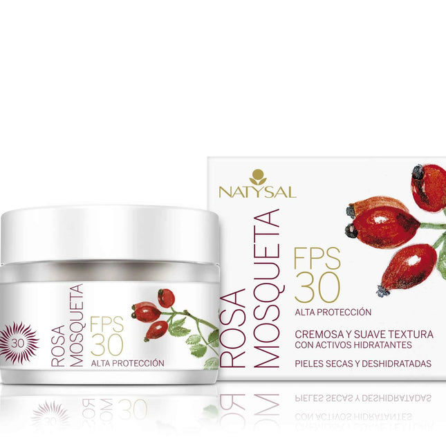 Natysal Crema Rosa Mosqueta Natural Fps 30, 50 ml