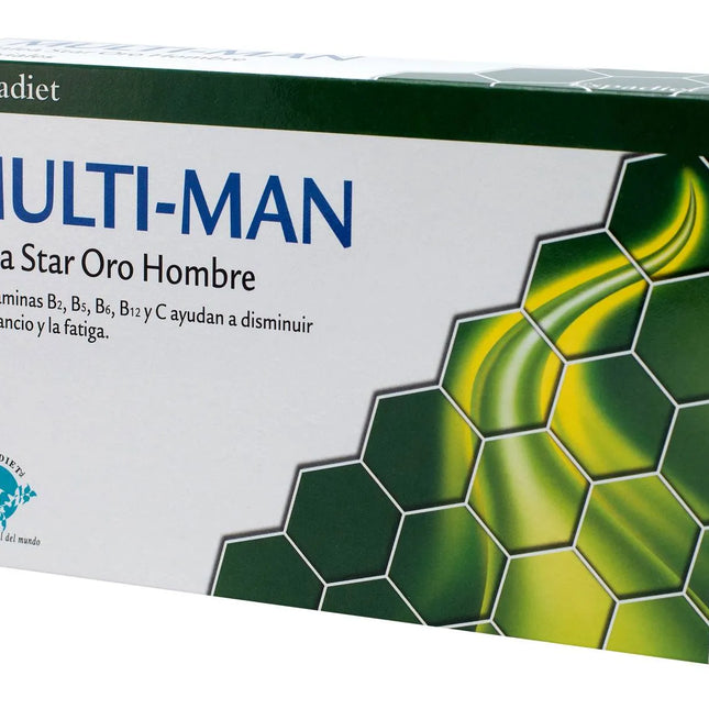 Montstar Jalea Multi Man Real Star Oro 20 Viales, 10 ml