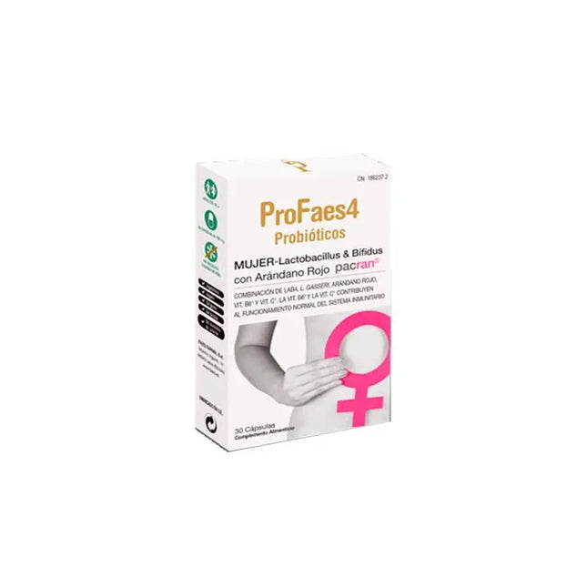 PROFAES4 Probióticos Mujer 30 Cápsulas