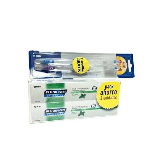 KIN Fluorkin Toothpaste 125 ml Set 4 Pieces 2018