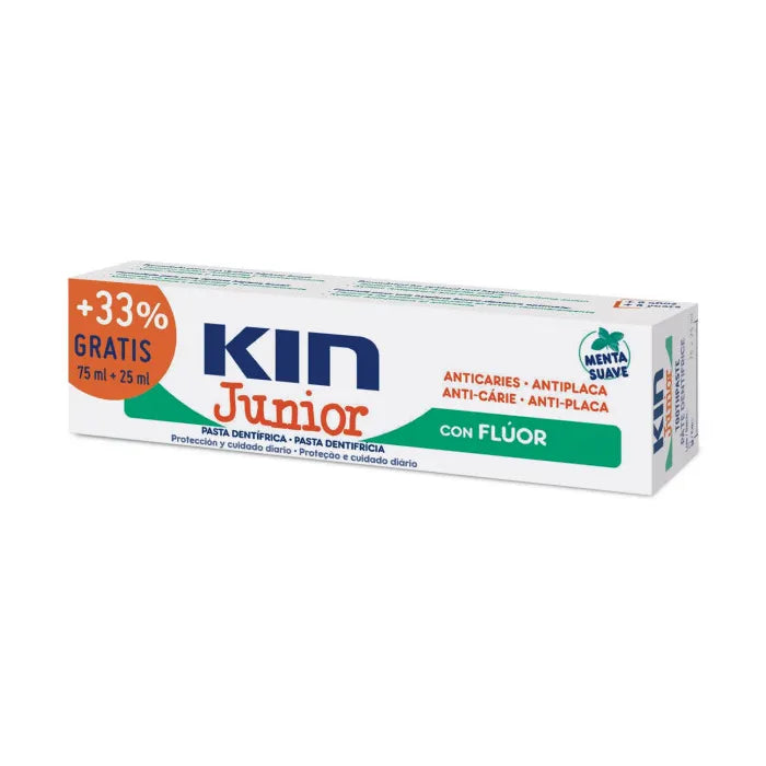 KIN Junior Mint Mild Toothpaste 75 ml+, 25 ml