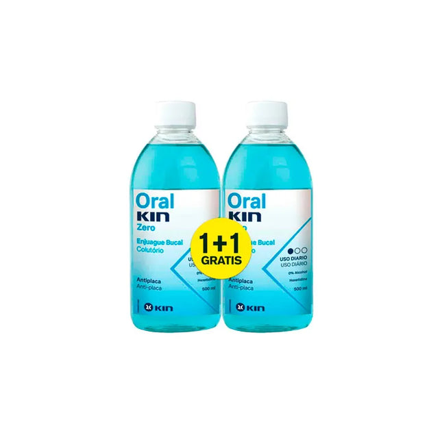 KIN Oralkin Zero Mouthwash Pack, 2 Units