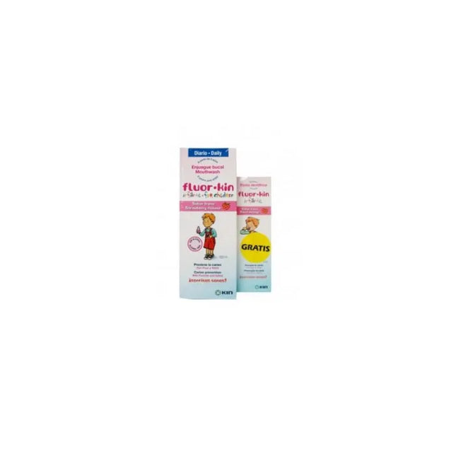KIN Fluorkin Infant Mouthwash Anticaries 500 ml, Set 2 Pieces