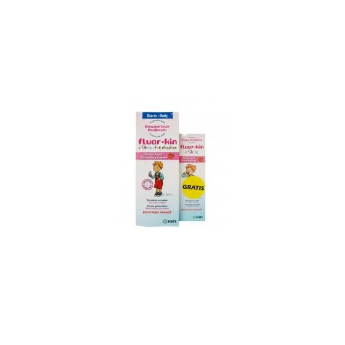 KIN Fluorkin Infant Mouthwash Anticaries 500 ml, Set 2 Pieces