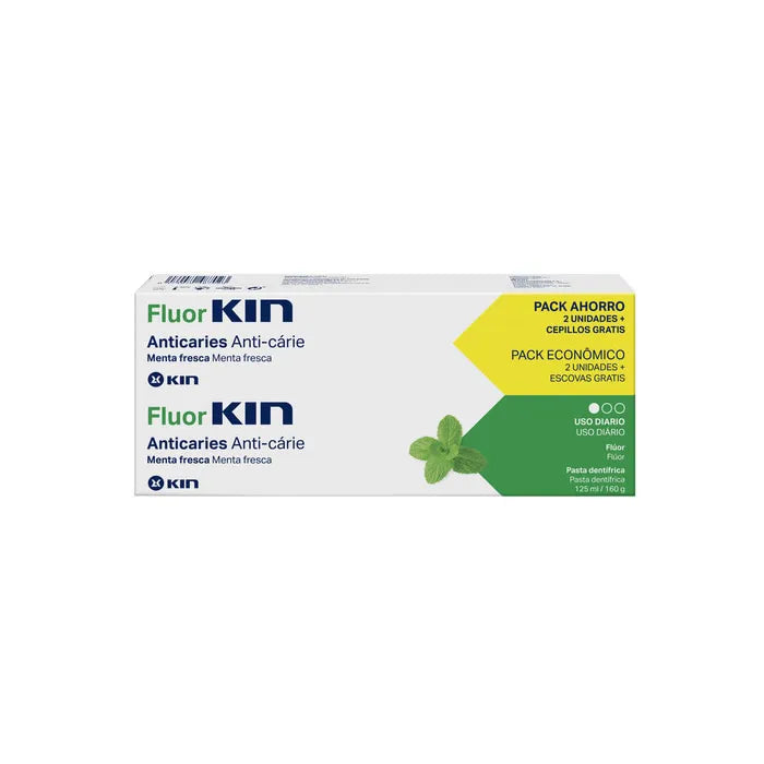 KIN Fluor Mint Toothpaste 125mlx2