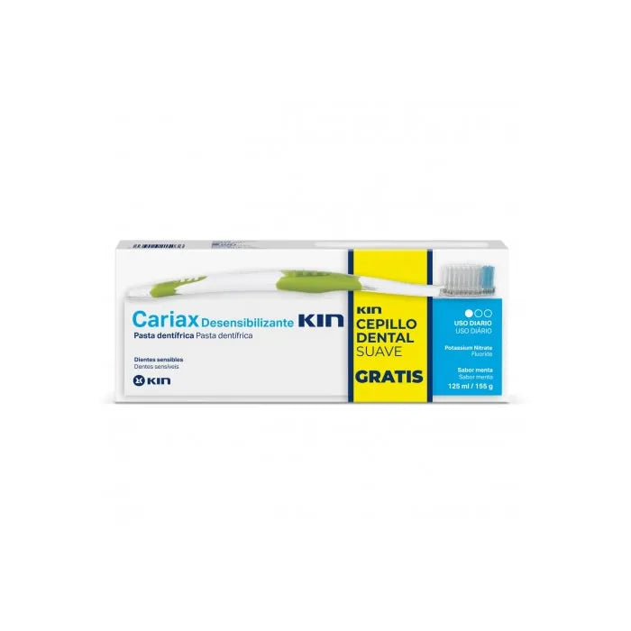 KIN Cariax Sensitive Teeth Toothpaste 125 ml+Gif Tootbrush