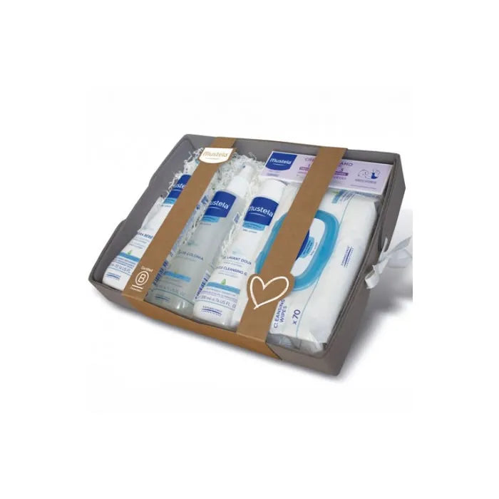 Mustela Grey Small Basket, Set 5 Pieces