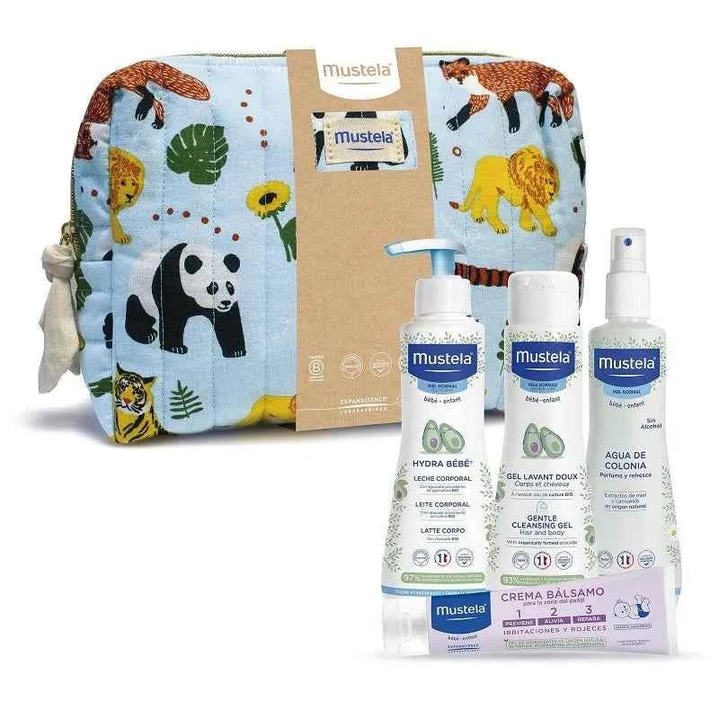Mustela Jungle Baby Toilet Bag Unisex, Set 5 Pieces