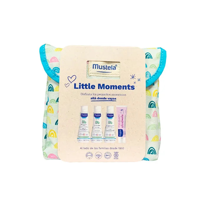 Mustela Little Moments Toilet Bag Rainbow Unisex, Set 5 Pieces