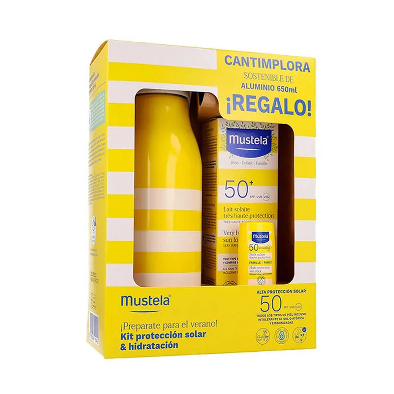 Mustela Sun Milk Spf50+ 100 ml Unisex, Set 3 Pieces