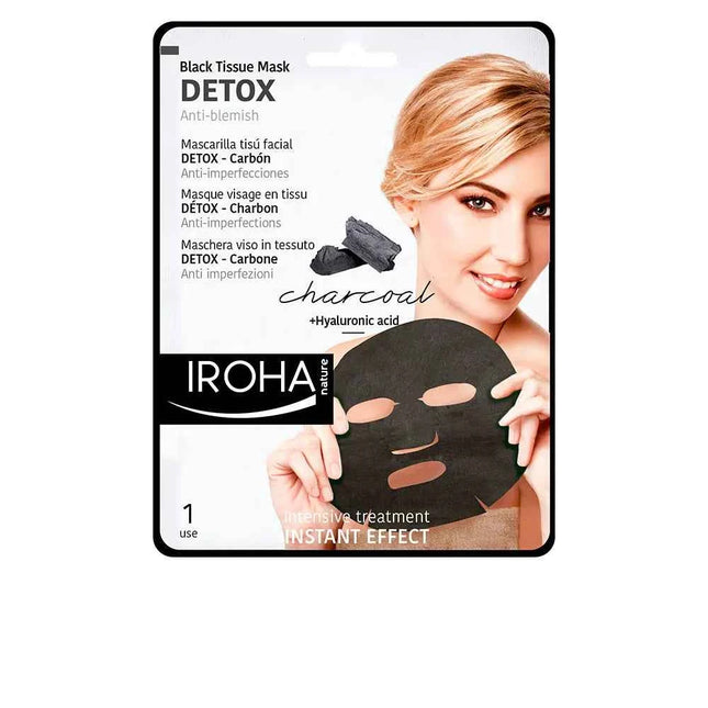 Iroha Nature Detox Black Tissue Mask Unisex, 1 Units